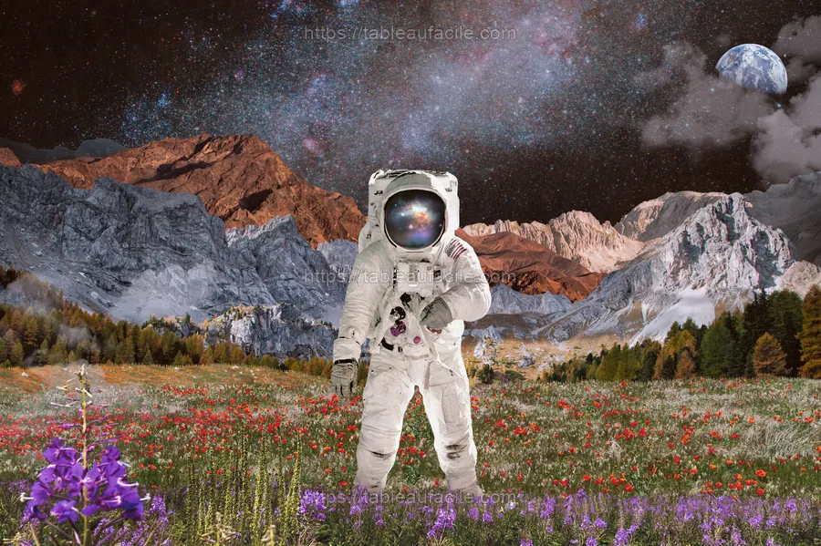 Aesthetic Art astronaut 22